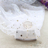 Elegant Short Sequins Tulle Wedding Veils with Stars STA15580
