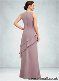 Joanna A-Line Scoop Neck Floor-Length Chiffon Mother of the Bride Dress With Beading STA126P0014593