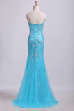 Prom Dresses Strapless Mermaid With