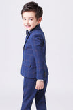 Little Boys Slim Fit Suit Long Sleeves Ring Bearer Suits R02
