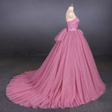 Princess Ball Gown Strapless Wedding Dresses with Lace, Quinceanera Dresses STA15295