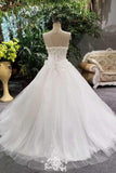 Fantastic Wedding Dresses Floor Length Lace Up Straps With Appliques And