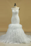 New Arrival Wedding Dress Scoop Mermaid Tulle With