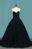New Arrival Sweetheart Quinceanera Dresses Tulle With Applique And