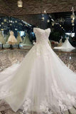 Special Offer Wedding Dresses Off The Shoulder A-Line With Appliques