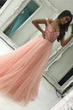 New Prom Dresses A-Line Off-The-Shoulder Tulle