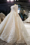 Luxury Wedding Dresses V-Neck Ball Gown
