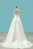 Mermaid Sweetheart Wedding Dresses Lace With Applique Court Train