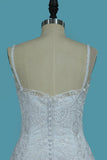 Gorgeous Wedding Dresses Spaghetti Straps Mermaid/Trumpet With Covered